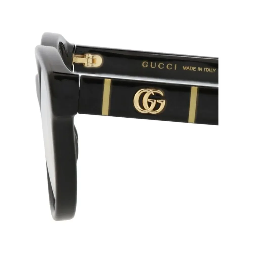 Gucci Cat Eye-Frame Injection Optical Frames Black Womens